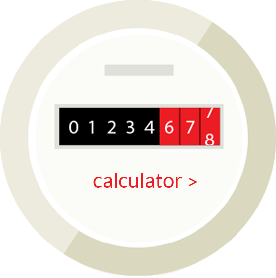 water meter, calculate your water charge